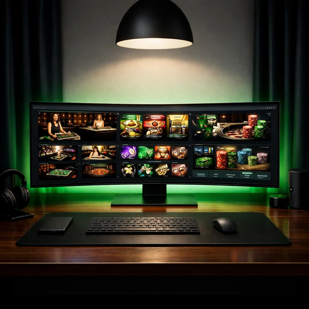 Laptop tablet en telefoon met live casino nederland